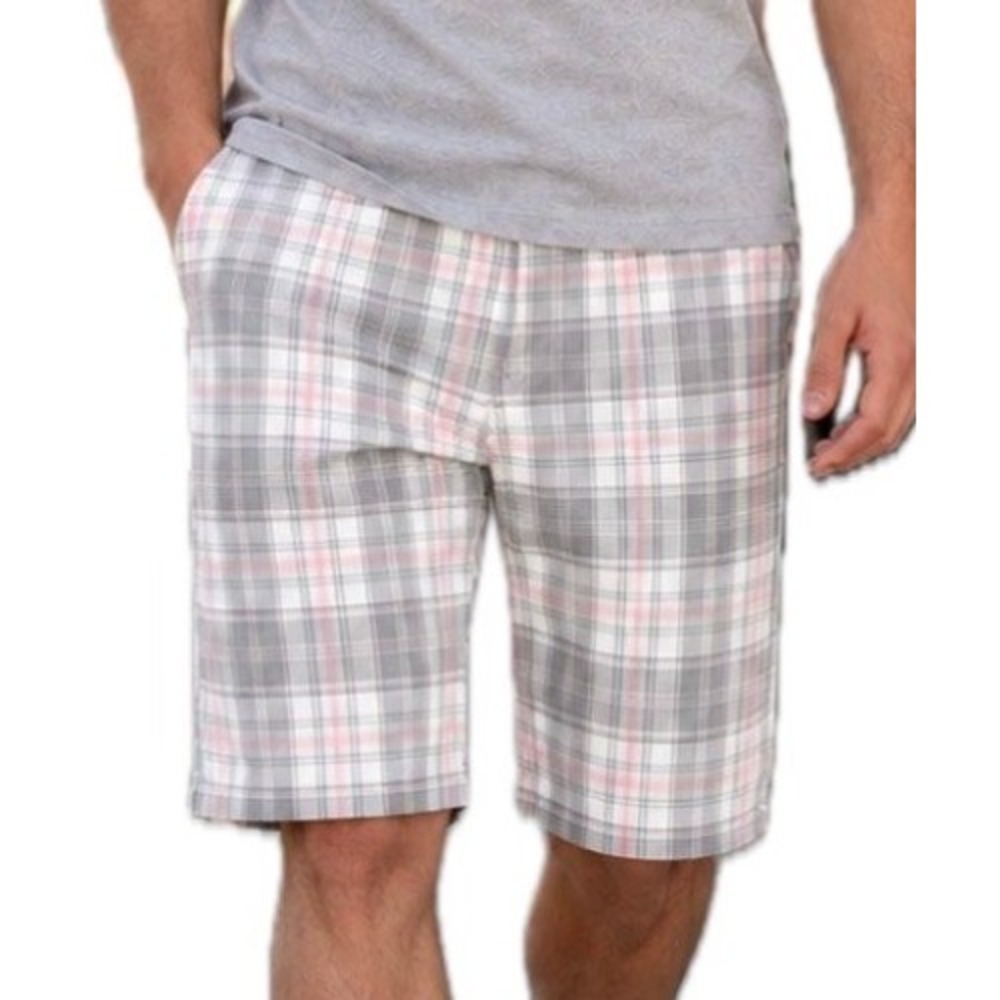 Calvin Klein Y2K Bermuda Shorts. White/Gray/Pink. Men's Size 32.